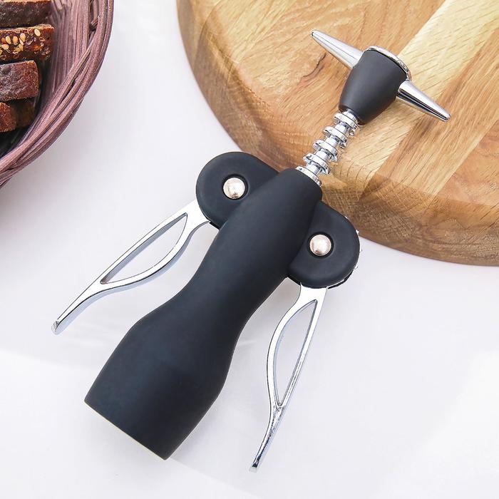 Штопор Доляна &laquo;Яркий&raquo;, 19 см, цвет МИКС