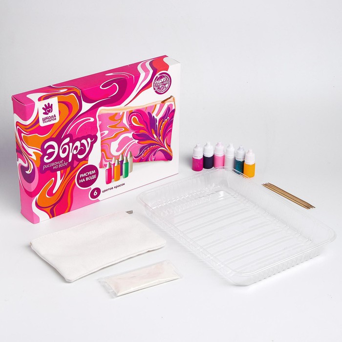 Рисование на воде: эбру &laquo;Косметичка&raquo;