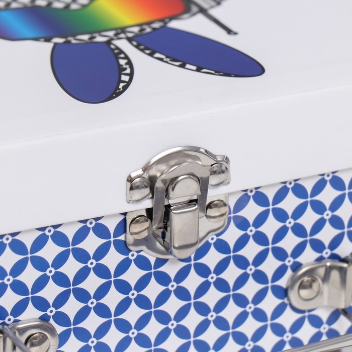 Шкатулка картон сундучок Шкатулка картон сундучок "Заяц-робот с гитарой" 25х10х18,5 см