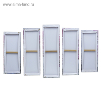 Картина модульная на подрамнике "Дерево в цвету" 125х80 см (2-25х63, 2-25х70, 1-25х80)