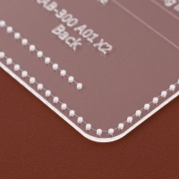 Набор лекал &laquo;Картхолдер с отделениями&raquo;, 7 &times; 10 &times; 0,5 см, 3шт, акрил