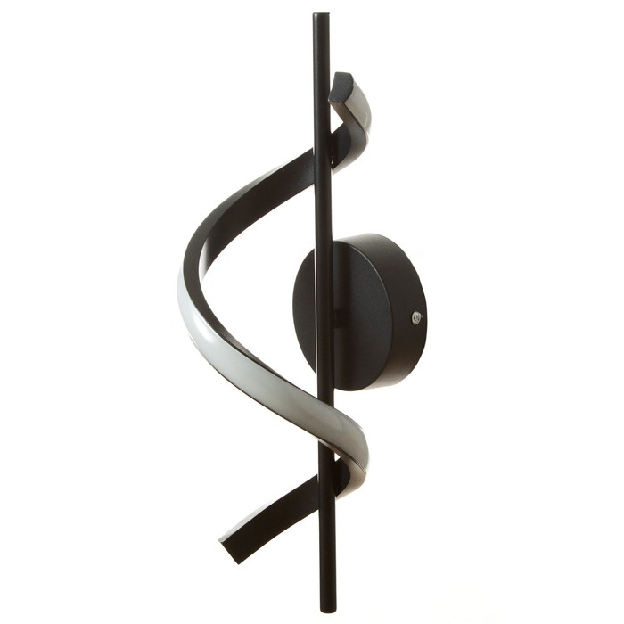 Бра Бра "Спираль" LED 16Вт 6000К черный 12х40 см