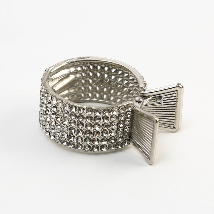 Зажим для волос со стразами &laquo;Нежность&raquo;, 3,5 х 4,5 х 1.5 см