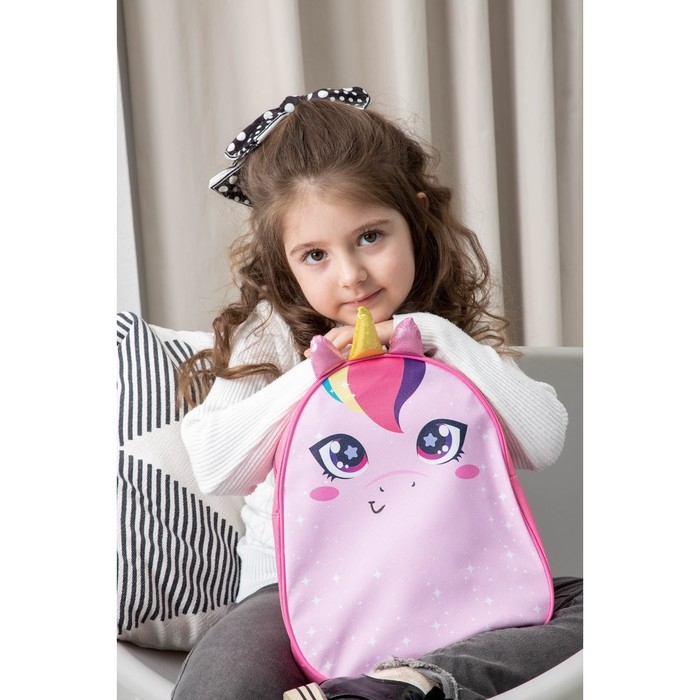 Рюкзак детский для девочки &laquo;Единорог&raquo;, 30х25 см