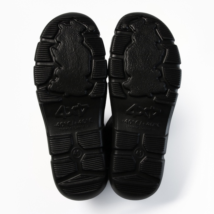 Полусапожки утепленные мужские 4х4, цвет черный, размер 43 Полусапожки утепленные мужские 4х4, цвет черный, размер 43