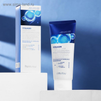 Очищающая пенка для умывания FarmStay &laquo;Увлажняющая&raquo;, с коллагеном, 180 мл