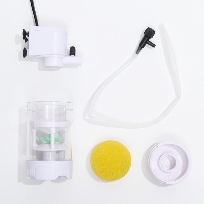 Фильтр внутренний JINGYE JY-1700F, с импеллером, 400 л/ч, 4 Вт