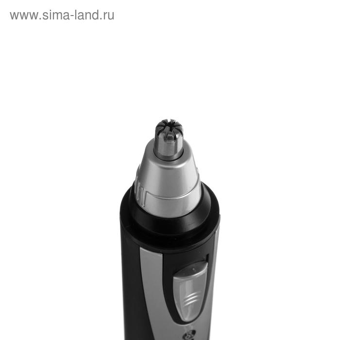 Триммер для волос Sakura SA-5522BK, 4 насадки, 1хАА, чёрный/серебристый Триммер для волос Sakura SA-5522BK, 4 насадки, 1хАА, чёрный/серебристый