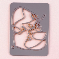 Набор топперов &laquo;Пара&raquo;, цвет золото