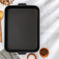 Набор противней &laquo;Лазоньера&raquo;, 3 предмета: 19&times;25 см, 23&times;30 см, 27&times;35 см, h=7 см, антипригарное покрытие, цвет синий