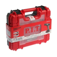 Дрель-шуруповерт P.I.T. PSR18-D3, 20 В, 350/1350 об/мин, 2х1.5 Ач, Li-ion, 30 Нм, кейс Дрель-шуруповерт P.I.T. PSR18-D3, 20 В, 350/1350 об/мин, 2х1.5 Ач, Li-ion, 30 Нм, кейс