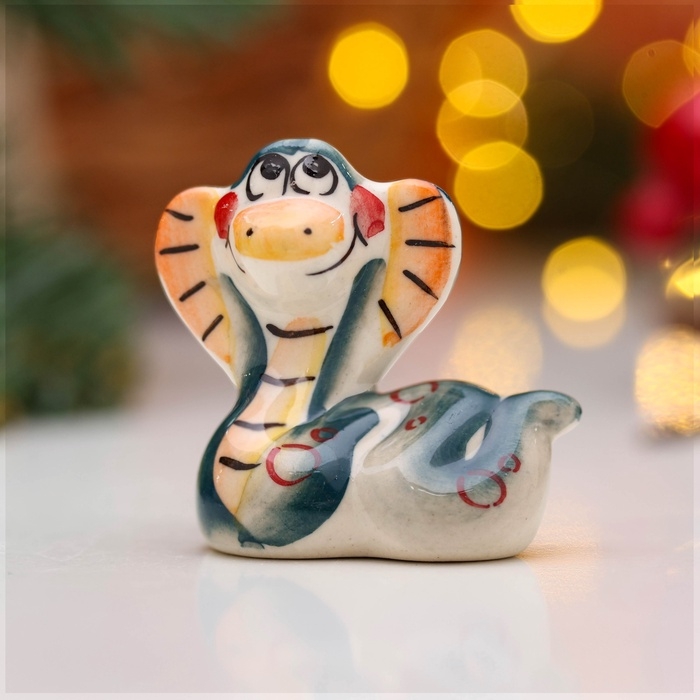 Сувенир "Маруся" 5х5,5см, гжель, цвет