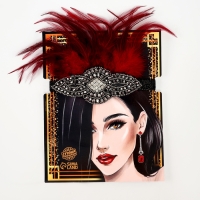 Повязка на голову карнавальная «Роскошная» Повязка на голову карнавальная «Роскошная»