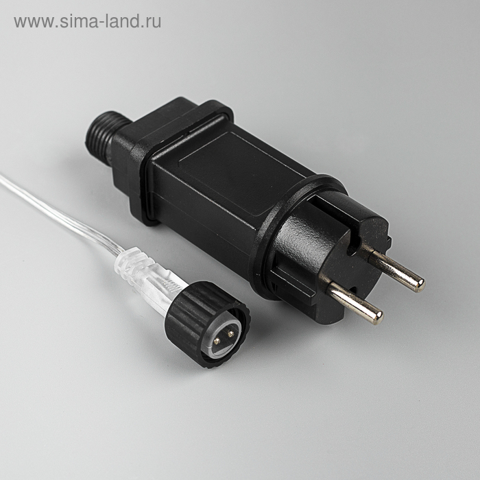 Неоновая фигура &laquo;Снежинка&raquo;, 37 см, 288 LED, 12 В, 8 режимов, свечение белое/тёплое белое