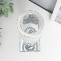 Подсвечник стекло на 1 свечу "Драгоценность" 25х8х8 см