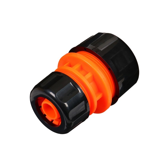 Муфта переходная, для шлангов 3/4 Муфта переходная, для шлангов 3/4" (19 мм) – 1" (25 мм), цанговое соединение, пластик, «Жук»