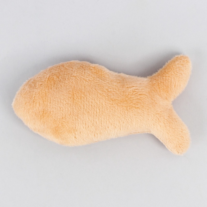Игрушка для кошки &laquo;Рыбка&raquo; с кошачьей мятой, бежевая