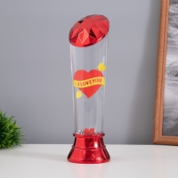 Лава лампа «Сердце» LED 3хААА, USB красный 6,5х6,5х23,7см Лава лампа «Сердце» LED 3хААА, USB красный 6,5х6,5х23,7см