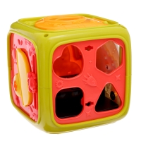 Развивающая игрушка &laquo;Умный кубик&raquo;, 3 в 1: ионика, сортер, бизикуб, звук