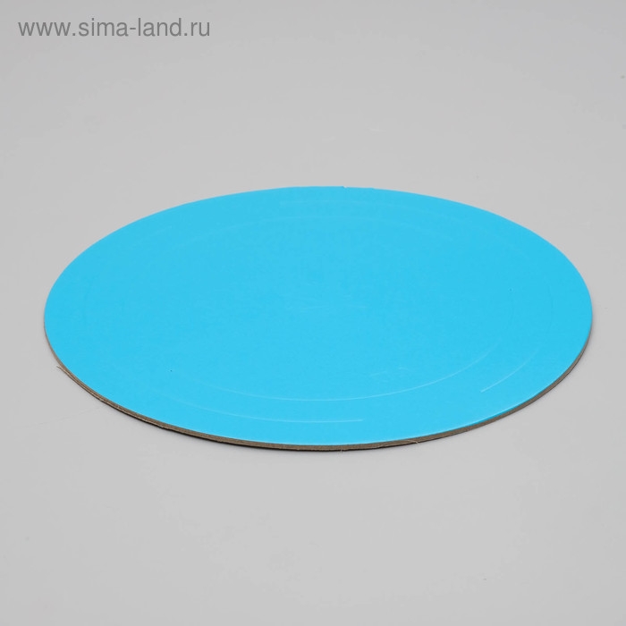 Подложка усиленная, золото-голубой, 28 см, 3,2 мм