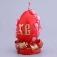 Декоративная свеча &laquo;Пасхальное яйцо с вербой&raquo; малая