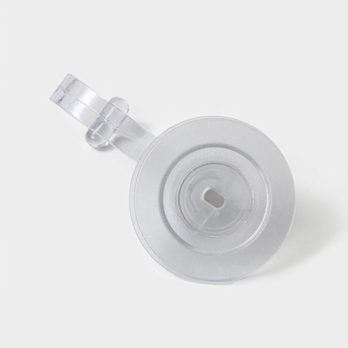 Крючки самоклеющиеся Доляна, 11&times;6,5&times;6,5 см, цвет прозрачный