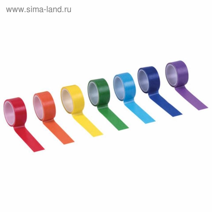 Клейкие WASHI-ленты для декора РАДУЖНЫЕ, однотонные, 15 мм х 3 м (набор 7 шт) рисовая бумага Клейкие WASHI-ленты для декора РАДУЖНЫЕ, однотонные, 15 мм х 3 м (набор 7 шт) рисовая бумага
