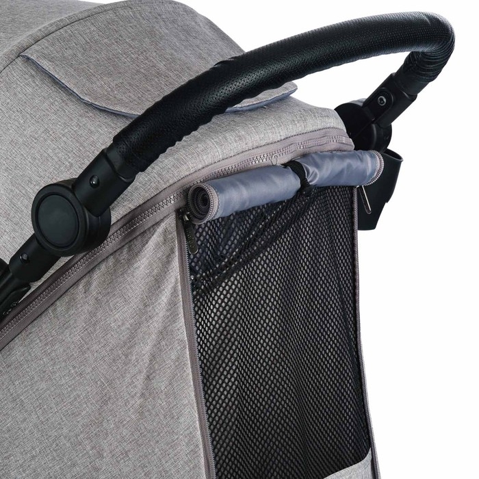 Коляска прогулочная детская MAXIMA (INDIGO), съемный бампер, цвет светло-серый Коляска прогулочная детская MAXIMA (INDIGO), съемный бампер, цвет светло-серый