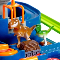 Настольная игра-лабиринт &laquo;Приключения динозавров&raquo;, 2 машинки