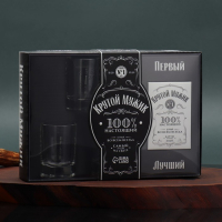 Подарочный набор &laquo;Крутой мужик&raquo;, рюмки и карты