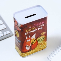 Копилка &laquo;Денег много не бывает&raquo;, 6,5 х 12 см