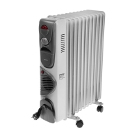 Обогреватель Centek CT-6204-11, масляный, 2900Вт, 11 секций, 25м&sup2;, ТУРБО-вентилятор, 3режима