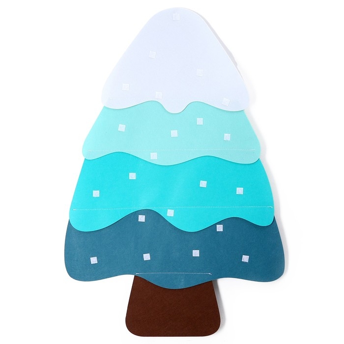 Набор для творчества &laquo;Ёлочка с подарками и сладостями&raquo; украшения на липучках