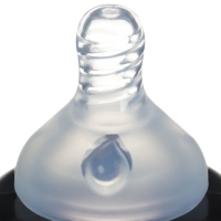 Бутылочка для кормления, широкое горло, средний поток от 3 мес., 270 мл., «Зебра», M&B Бутылочка для кормления, широкое горло, средний поток от 3 мес., 270 мл., «Зебра», M&B