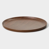 Блюдо &laquo;Натурэль&raquo;, d=28 см, цвет коричневый