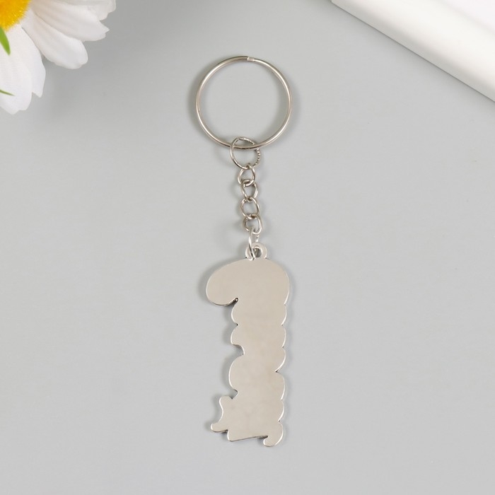 Брелок металл "Сияй" 1,9х5 см