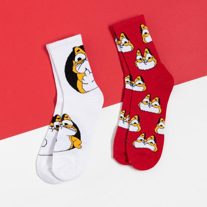 Набор новогодних мужских носков Набор новогодних мужских носков "Кот" р. 41-44