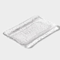 Блюдо для подачи стеклянное &laquo;Рифальтаро&raquo;, 23,2&times;14&times;2 см