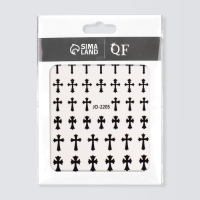 Наклейки для ногтей &laquo;Крест&raquo;, цвет черный