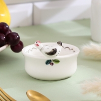 Солонка &laquo;Курочка&raquo;, 7,5х7,5х6 см, 70 мл, 1 сорт , авт.Верченко Н.П..