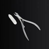 Кусачки маникюрные для кутикулы &laquo;Premium satin&raquo;, эргономичные, 9,3 см, длина лезвия - 7 мм, цвет серебристый
