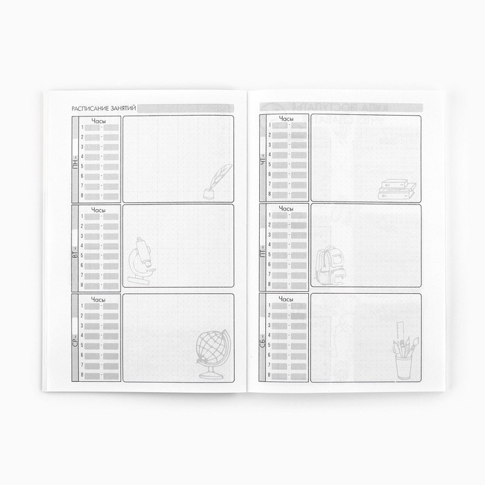 Планинг для подготовки к экзаменам, А5 60 л. Мягкая обложка &laquo;Панда&raquo;