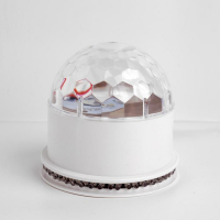 Световой прибор &laquo;Вокруг сферы&raquo; 12 см, свечение RGB, 220 В, белый