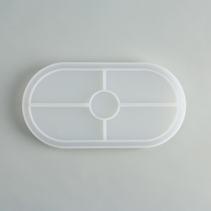 Набор для создания поддона из гипса с сухоцветами &laquo;Овал&raquo;