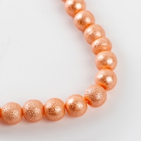 Бусины из стекла, набор 78 шт., размер 1 шт. &mdash; 10 мм, цвет оранжевый