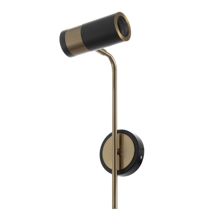 Бра "Техно" Е27 40Вт золото-черный 21х10х38см