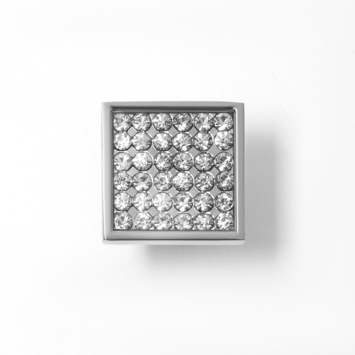 Ручка кнопка 6000А, цвет хром Ручка кнопка 6000А, цвет хром