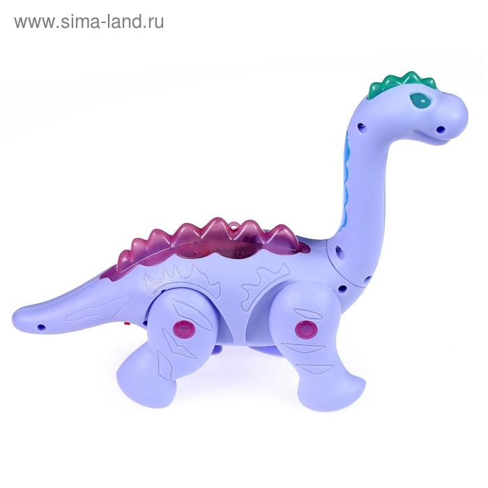 Динозавр &laquo;Диплодок травоядный&raquo;, световые и звуковые эффекты, работает от батареек, МИКС
