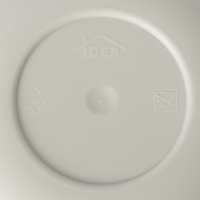 Кашпо для цветов со вставкой &laquo;Стив&raquo;, 650 мл, d=11,5 см, h=10,5 см, цвет белый ротанг