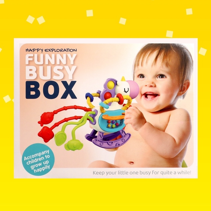 Развивающая игрушка &laquo;Единорожка&raquo;, с тянучками